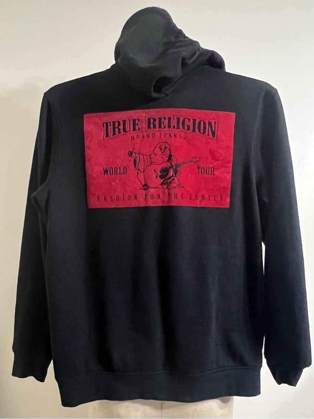 TRUE RELIGION Buddha World Tour Logo Hoodie Size S/P
